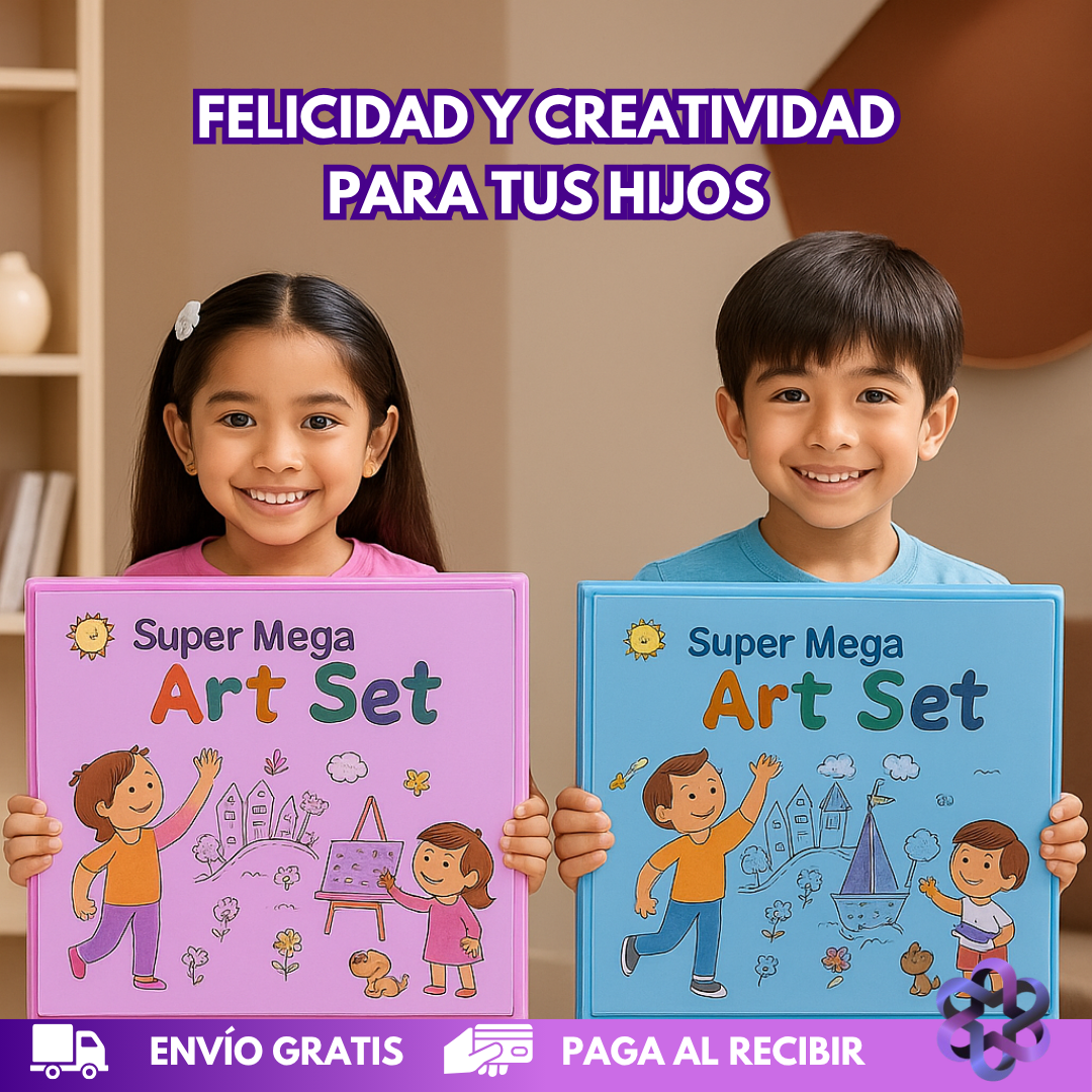 Set de Arte 208 Piezas 🖍️🎨