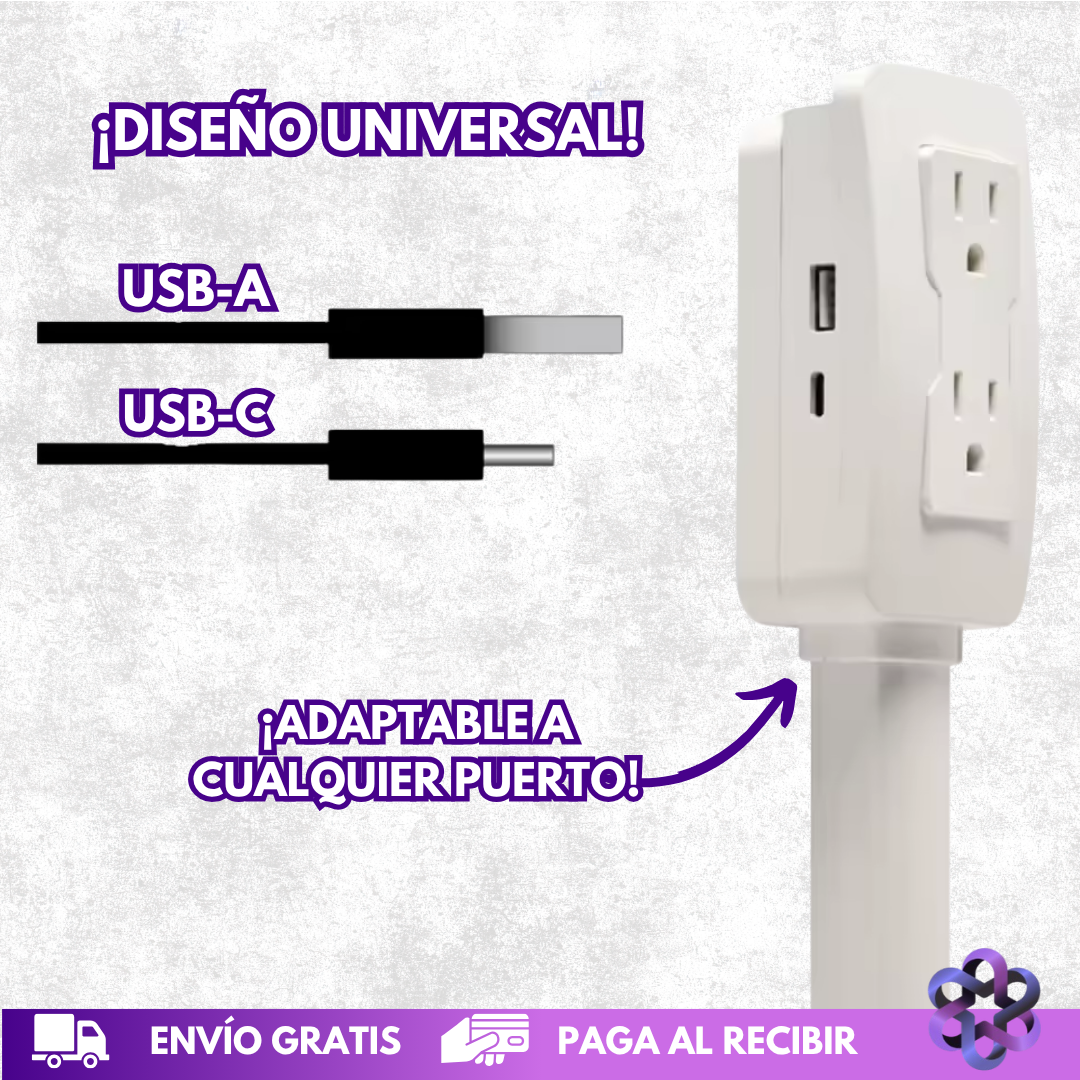 Multi Toma Extensible 🔌📲