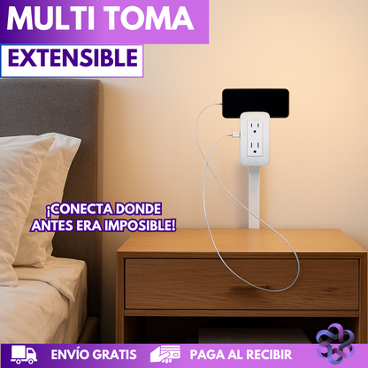 Multi Toma Extensible 🔌📲