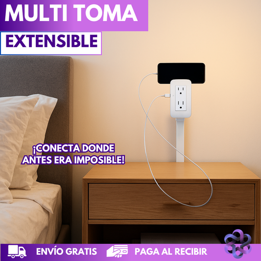 Multi Toma Extensible 🔌📲