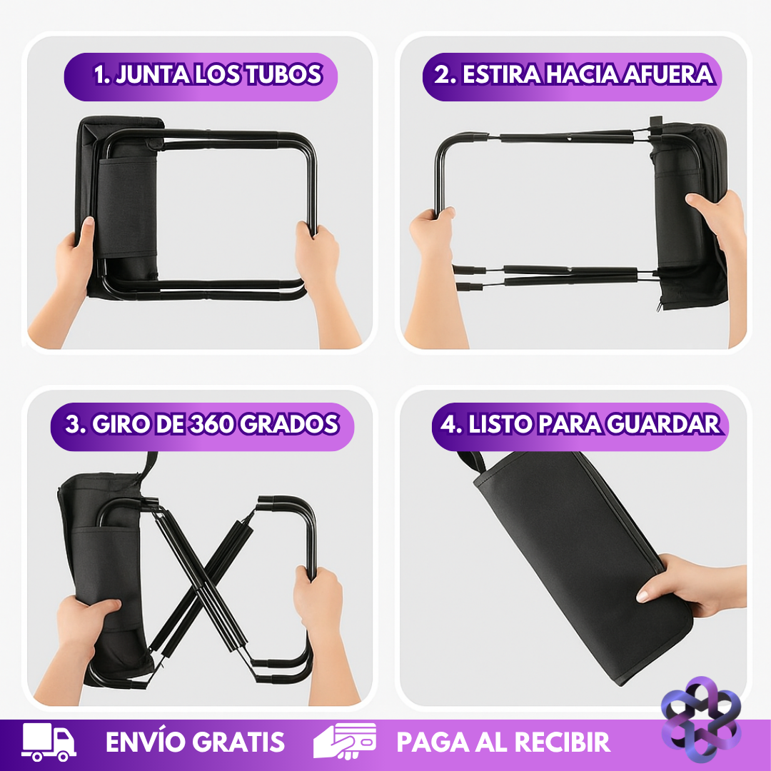 Silla Plegable Viajera 🧳 ✈️