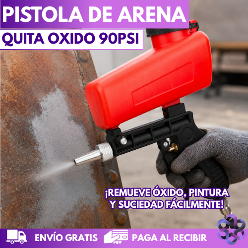 Pistola De Arena Quita Oxido 90psi