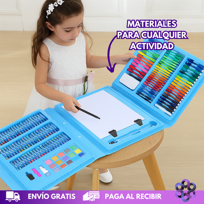 Set de Arte 208 Piezas 🖍️🎨