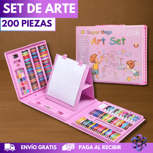 Set de Arte 208 Piezas 🖍️🎨